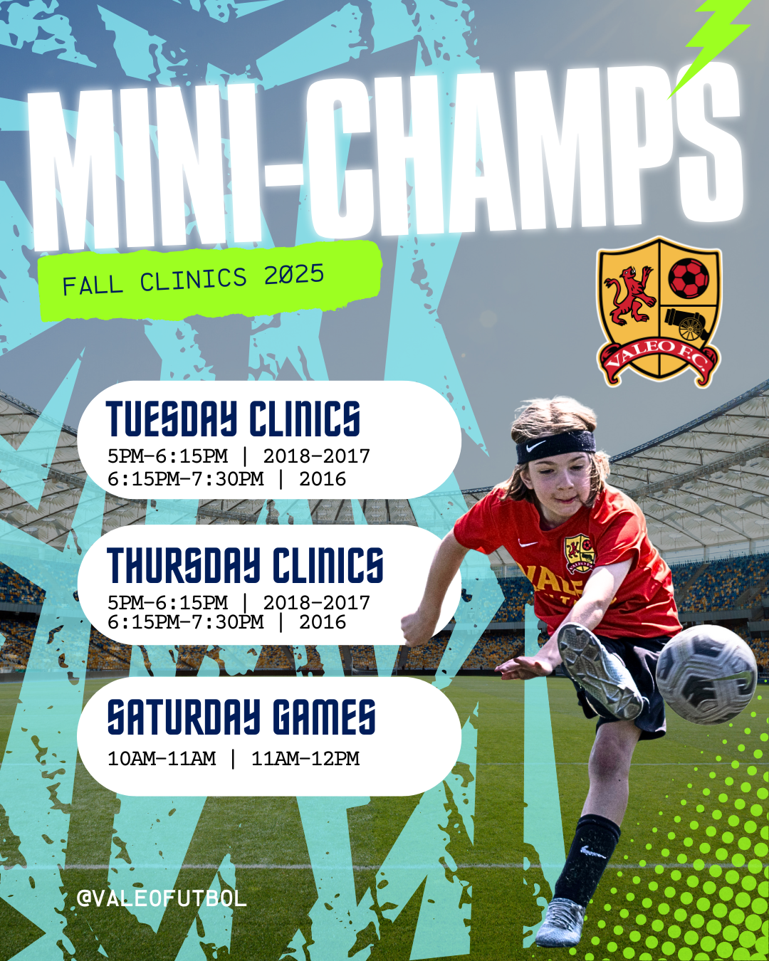 mini champs 2025 fall