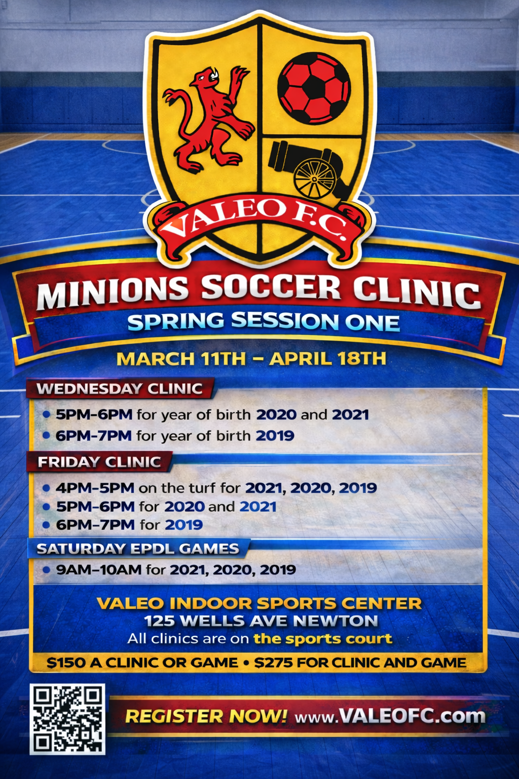 New Minions Clinic Spring Session One 2026